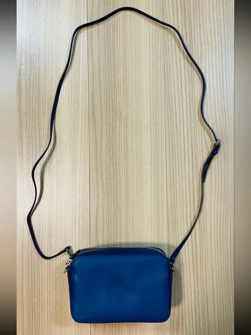 Mulberry Leather Camera Bag in Cobalt Blue